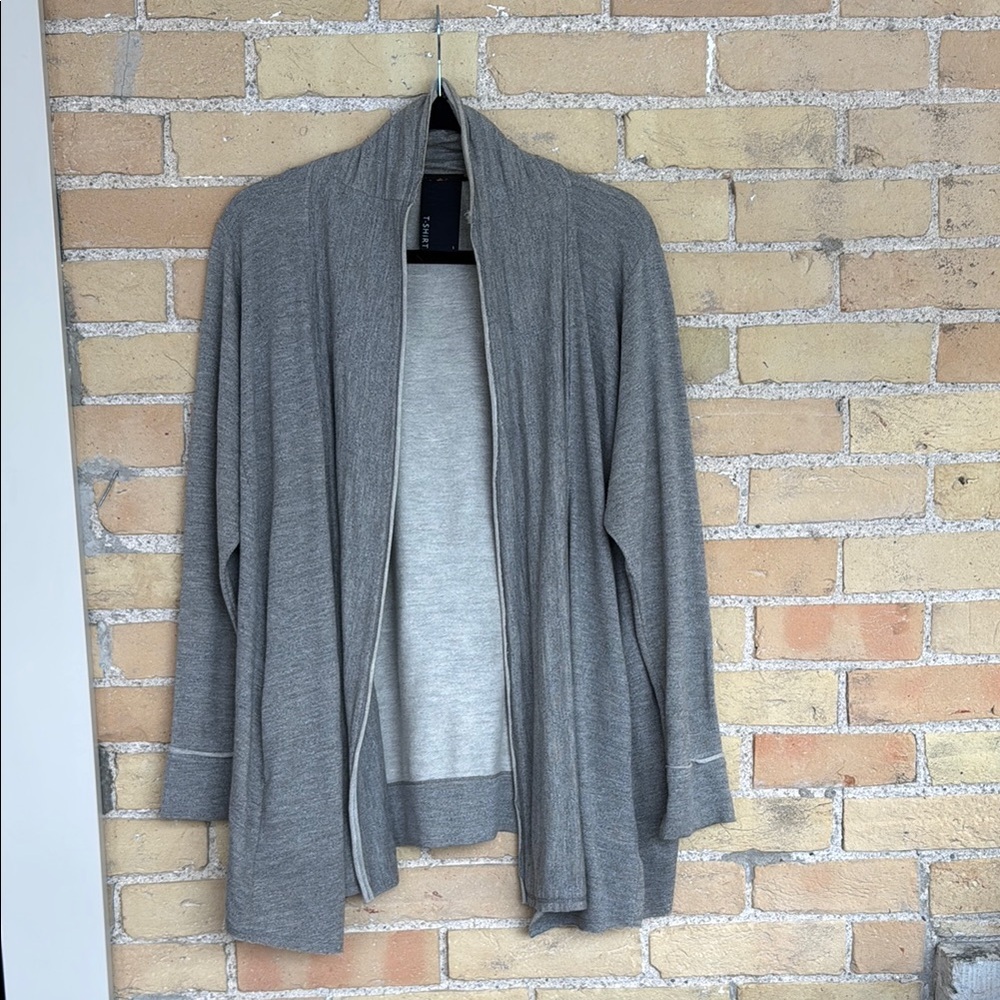 Anthropologie Dolman Gray Open Front Cardigan